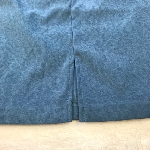 Blue Pencil Skirt, Size 12 - Picture 10 of 14